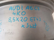 Load image into Gallery viewer, 1x Alufelge 20 Zoll 8.5" 5x112 43ET Glanz Grau 4K0601025 Audi A6 C8 Mg Rim Wheel FEL3263613979bg