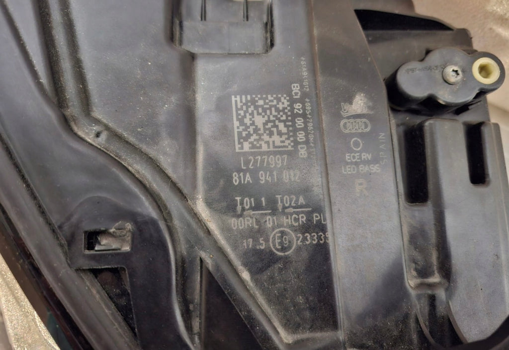 Frontscheinwerfer Audi Q2 81A941012 Full LED Rechts Scheinwerfer Headlight SCH9668152598bj