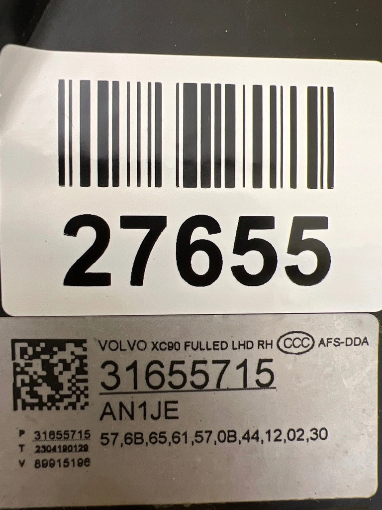 Frontscheinwerfer Volvo Xc90 II 31655715 LED Rechts Scheinwerfer Headlight