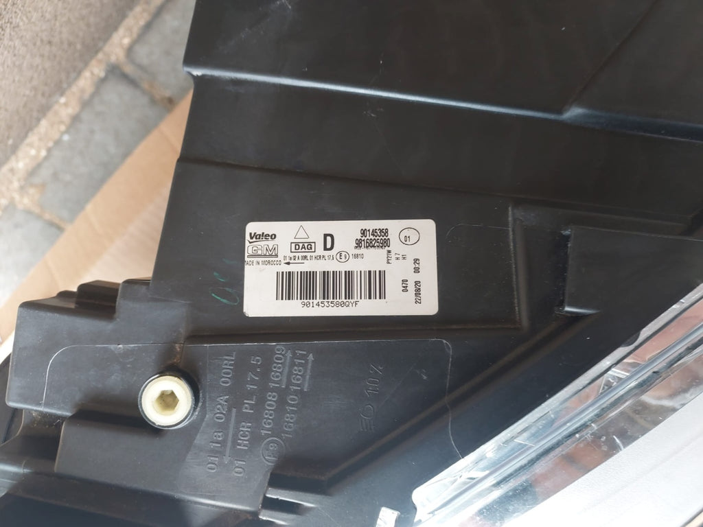 Frontscheinwerfer Opel E Combo 9816825980 Ein Satz Scheinwerfer Headlight SCH8335173057ij
