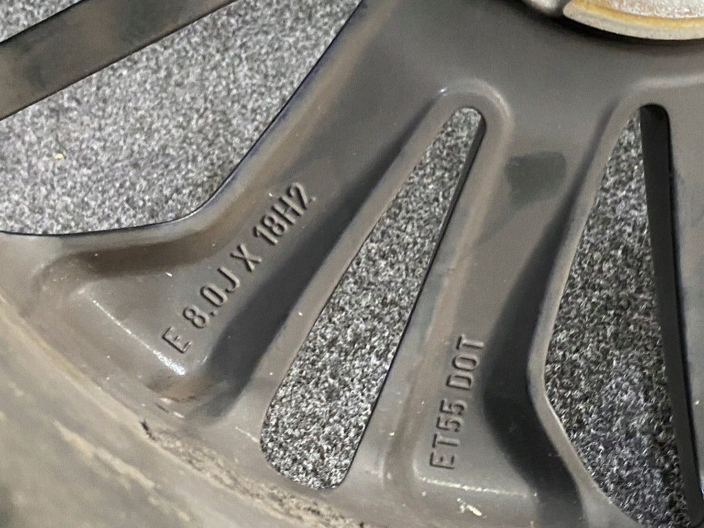 1x Alufelge 18 Zoll 8.0" 5x108 55ET JX7B-8314-B Ford Focus Rim Wheel