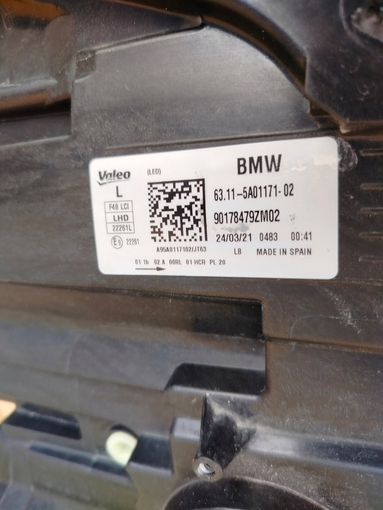 Frontscheinwerfer BMW X1 F48 5A01172 5A01171 Full LED Rechts oder Links SCH1797939634uo