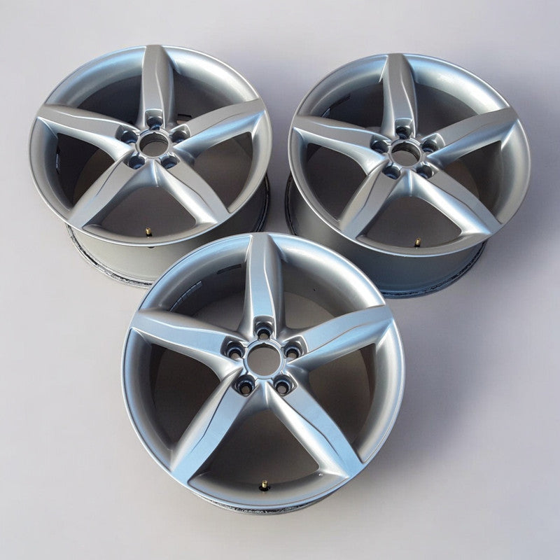 1x Alufelge 18 Zoll 8.0" 5x112 47ET Glanz Silber 8K0601025CD Audi A4 B8