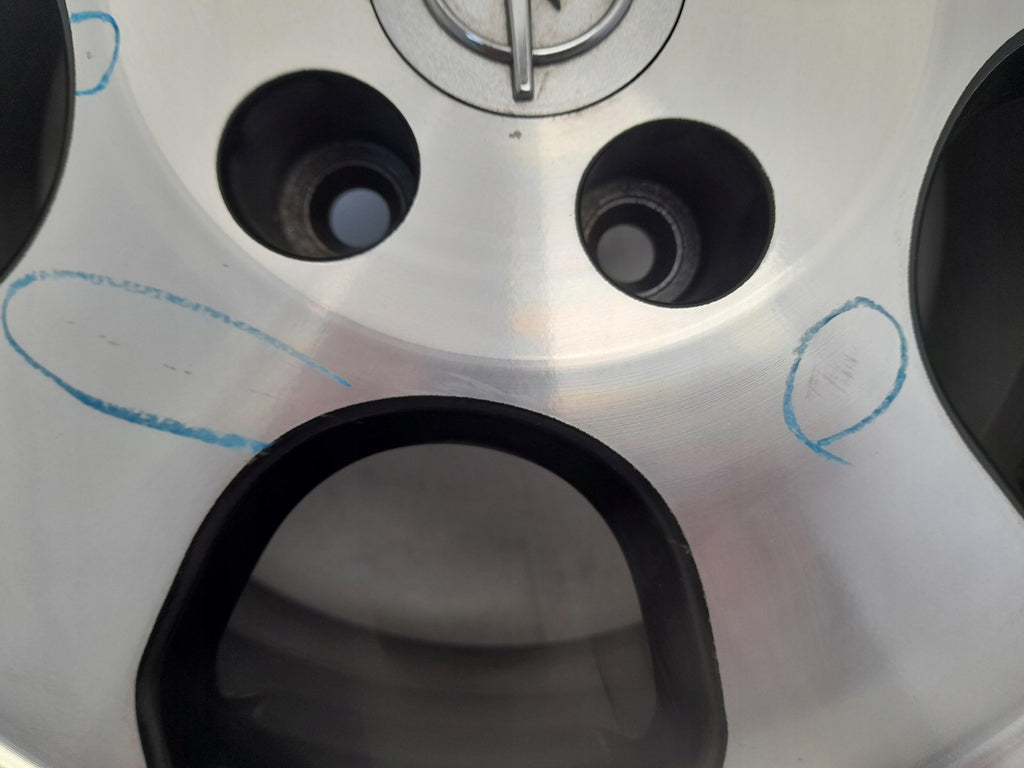 4x Alufelge 15 Zoll 6.0" 5x110 49ET Glanz Schwarz 60505 Opel Rim Wheel