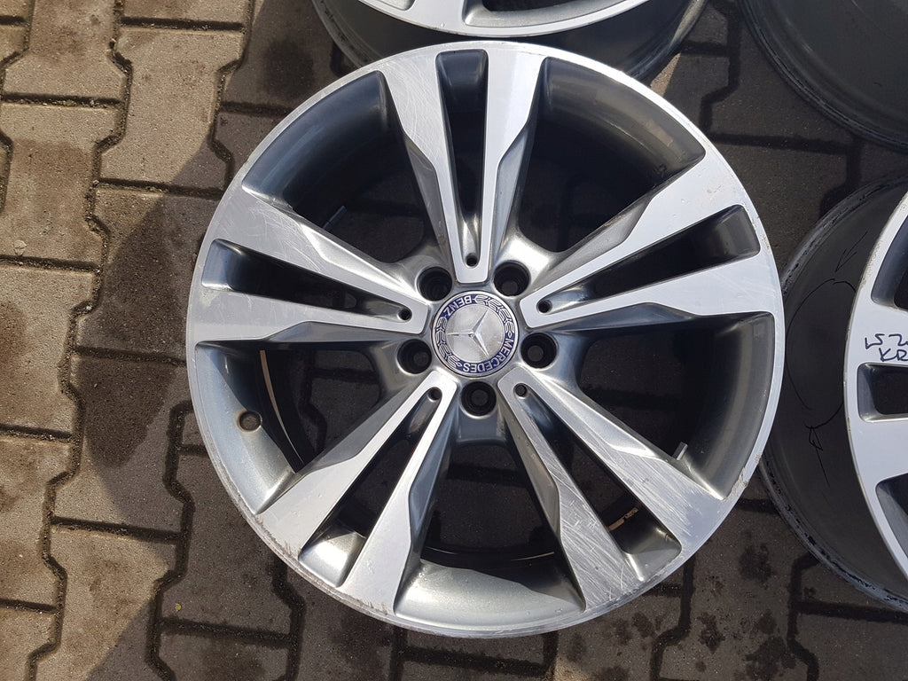 1x Alufelge 18 Zoll 7.5" 5x112 44ET Glanz Silber A2054012802 Mercedes-Benz W205