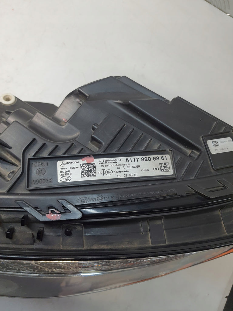 Frontscheinwerfer Mercedes-Benz Cla A1178206861 Xenon Rechts Headlight SCH5142871524qa
