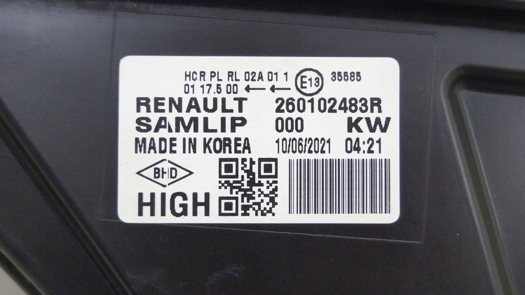 Frontscheinwerfer Renault Arkana 260102483 LED Rechts Scheinwerfer Headlight SCH6590731021xf