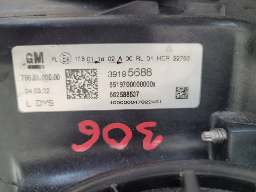 Frontscheinwerfer Opel Astra K 39195688 LED Links Scheinwerfer Headlight