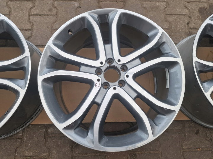 1x Alufelge 21 Zoll 9.0" 5x112 Glanz A1664012702 Mercedes-Benz Gle W166 FEL4844752662nv