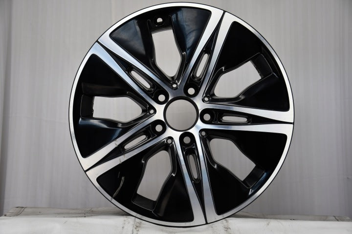 1x Alufelge 17 Zoll 7.0" 5x112 48 5ET Glanz Schwarz A2054019000 Mercedes-Benz FEL7527019505tk