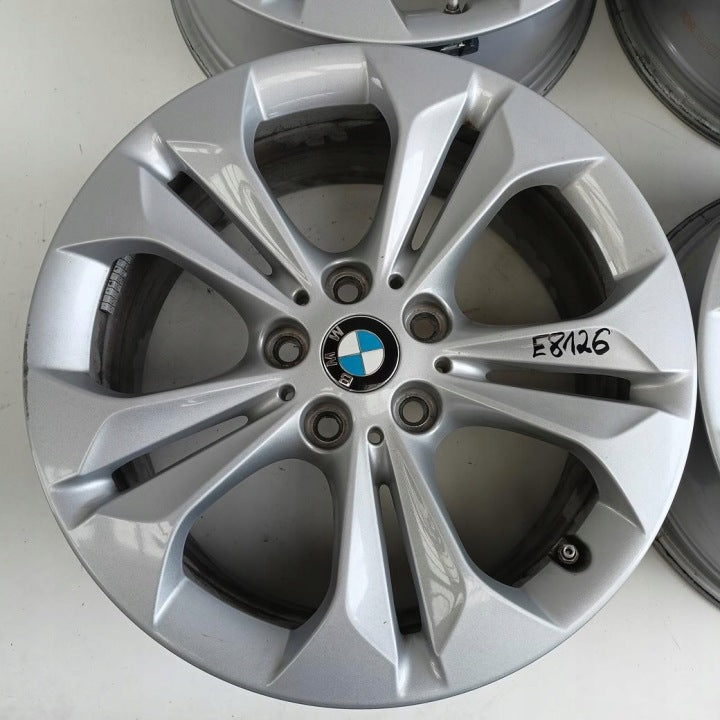 4x Alufelge 17 Zoll 7.5" 5x112 52ET Glanz Silber 6856065 BMW X1 F48 Rim Wheel FEL3367984874tv