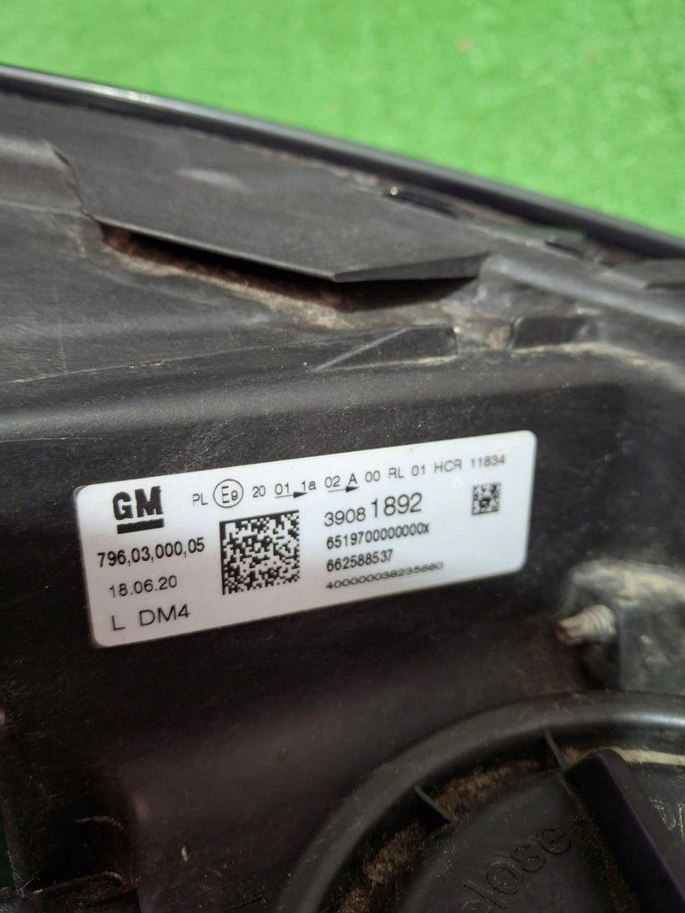 Frontscheinwerfer Opel Astra 662588537 39081892 Links Scheinwerfer Headlight SCH6798037068ok
