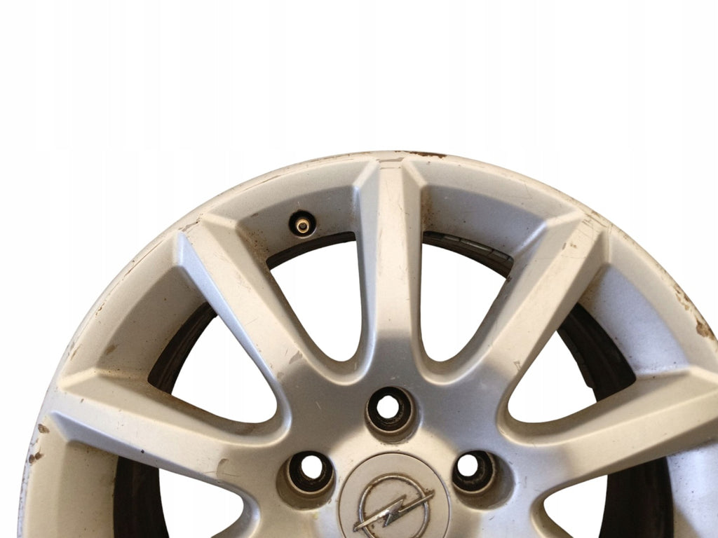 4x Alufelge 16 Zoll 6.5" 5x110 Glanz Silber Opel Astra Zafira B Rim Wheel FEL7439622352al
