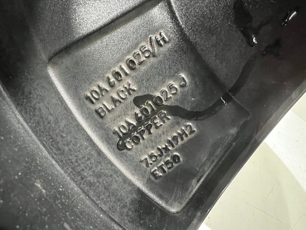 1x Alufelge 19 Zoll 7.5" 5x112 50ET 10A601025 VW Id.3 Rim Wheel