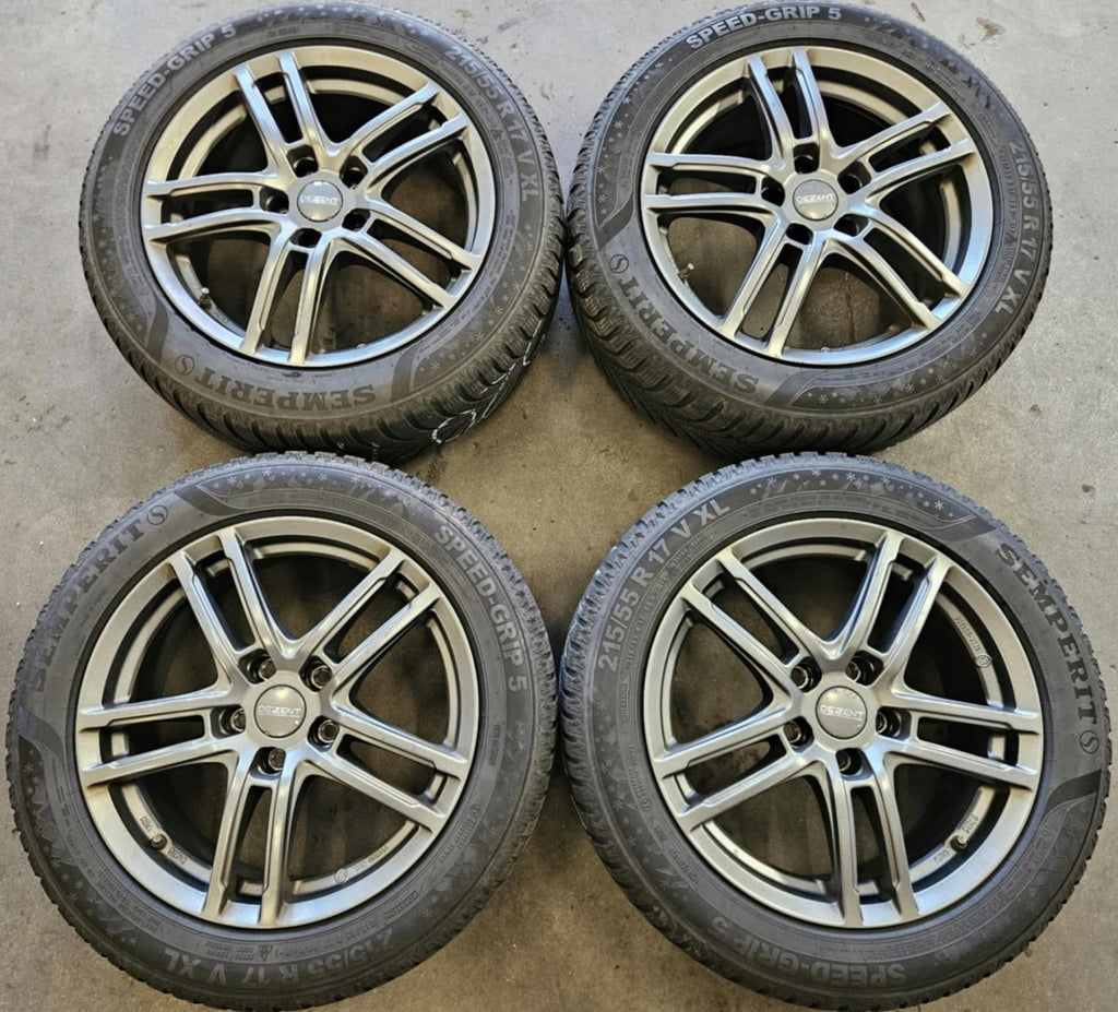 4x Alufelge 17 Zoll 7.0" 5x112 45ET Matt Graphit TTZY8GA45E Audi I Rim Wheel FEL2171371515za