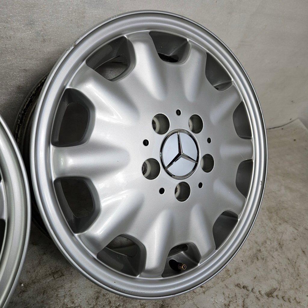 4x Alufelge 15 Zoll 6.5" 5x112 37ET A2104010502 Mercedes-Benz W210 W169 FEL4199440650cf