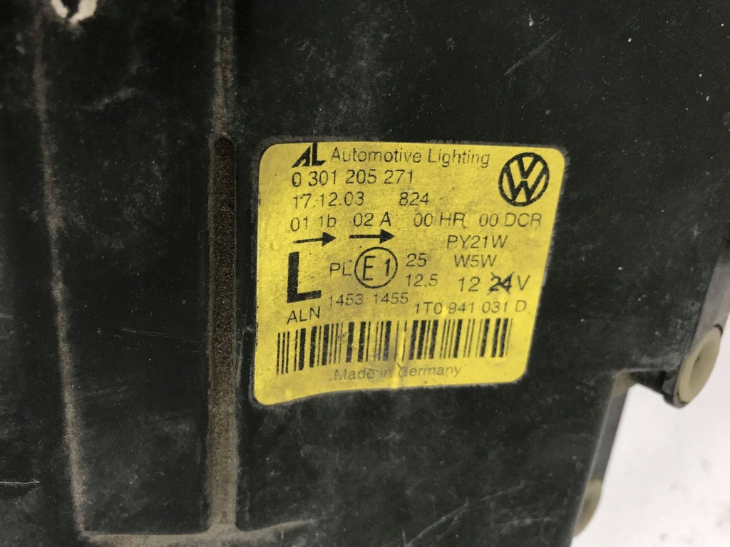 Frontscheinwerfer VW Touran 1T0941031D Links Scheinwerfer Headlight SCH7755421343jv