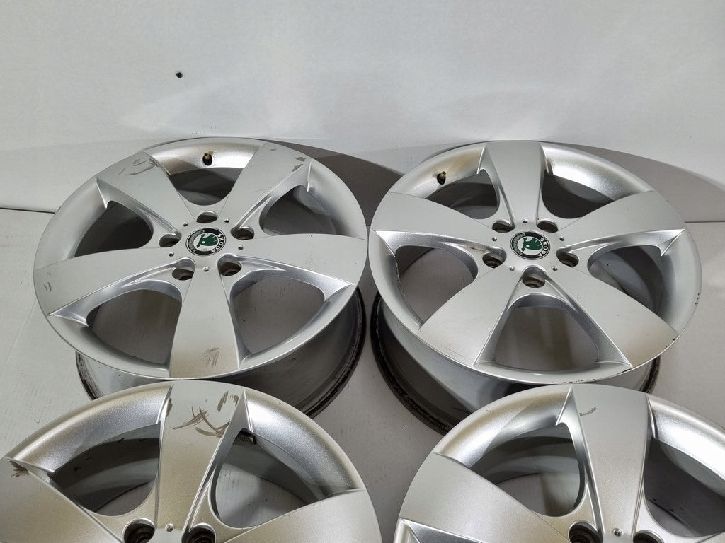 4x Alufelge 17 Zoll 7.0" 5x112 54ET 1Z0601025D Skoda Octavia I Rim Wheel FEL5732683029dy