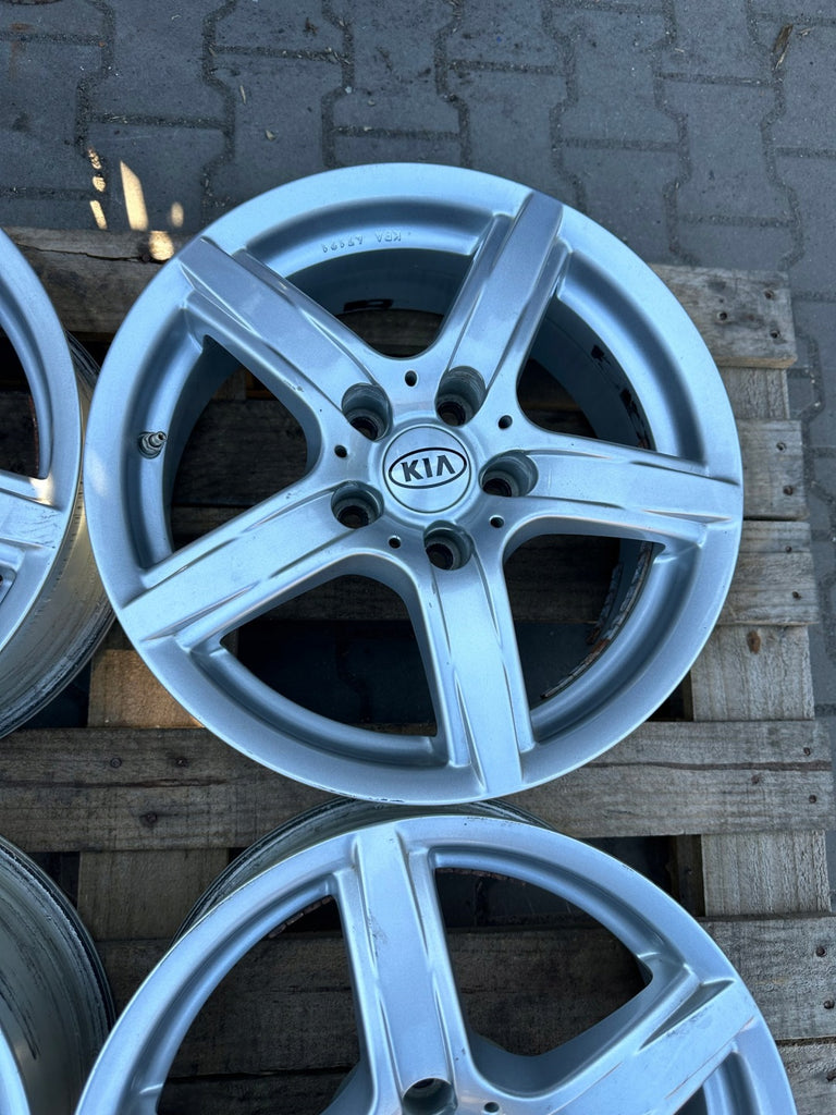 4x Alufelge 16 Zoll 6.5" 5x114.3 39ET KBA47121 Kia Rim Wheel FEL2529047953yb