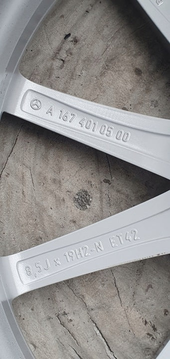 1x Alufelge 19 Zoll 8.5" 5x112 42ET A1674010500 Mercedes-Benz Gle V167 Rim Wheel FEL6856409521tz