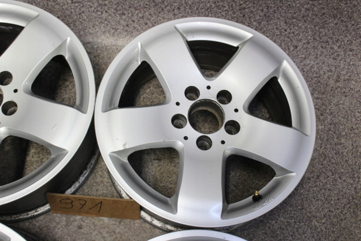 4x Alufelge 16 Zoll 7.5" 5x112 37ET Silber MAM2-7516 Audi I Rim Wheel FEL9294310067eo