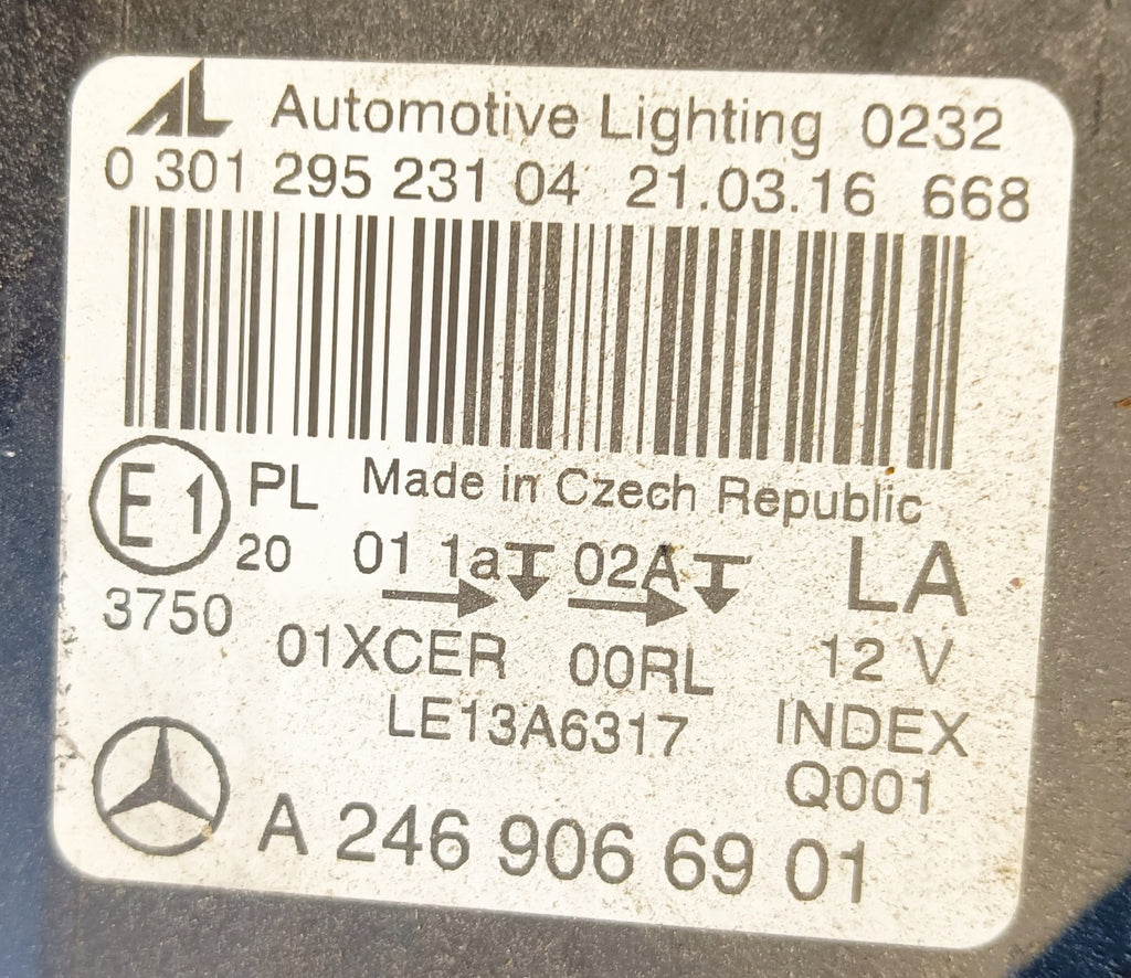 Frontscheinwerfer Mercedes-Benz W246 A2469066901 Links Scheinwerfer Headlight SCH3921019102ca