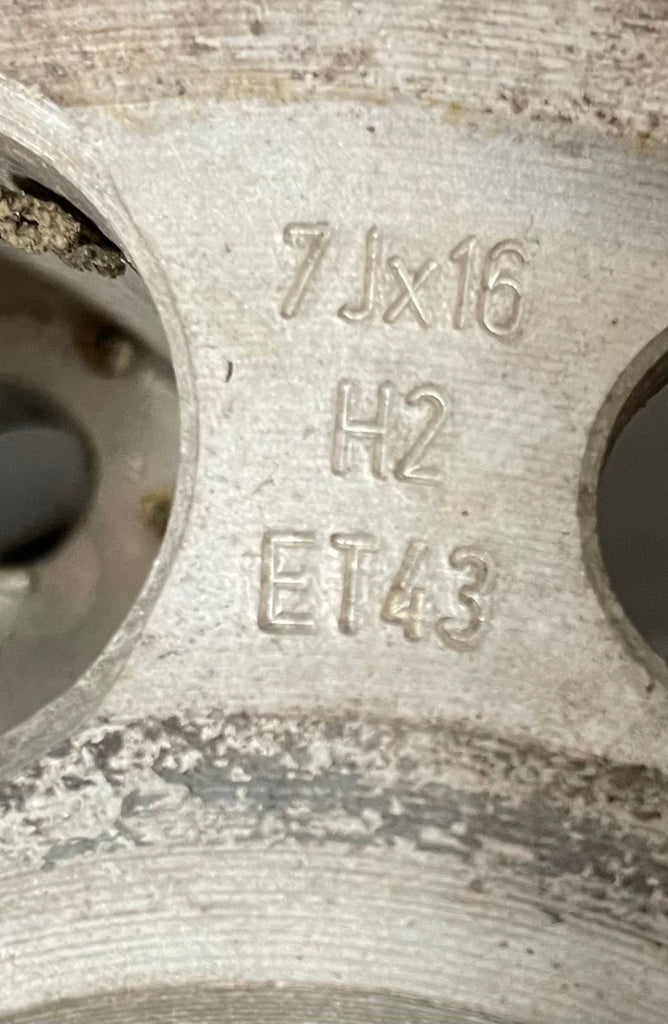 1x Alufelge 16 Zoll 7.0" 5x112 48ET Glanz Silber A2044011102 Mercedes-Benz W204 FEL9799138091ed