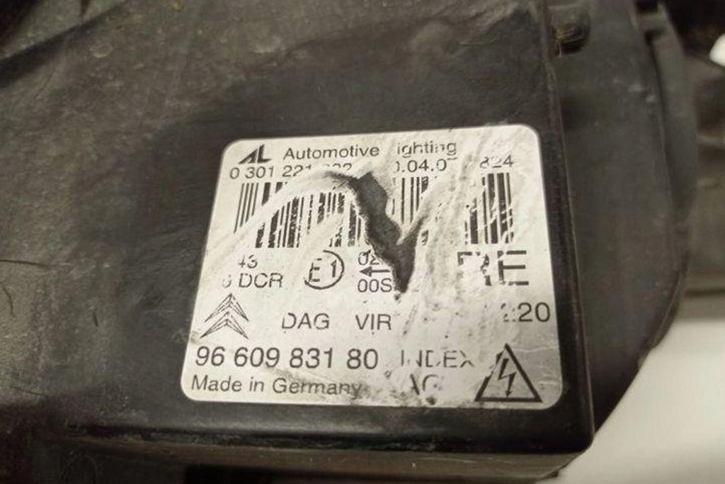 Frontscheinwerfer Citroën C6 9660983180 Rechts Scheinwerfer Headlight