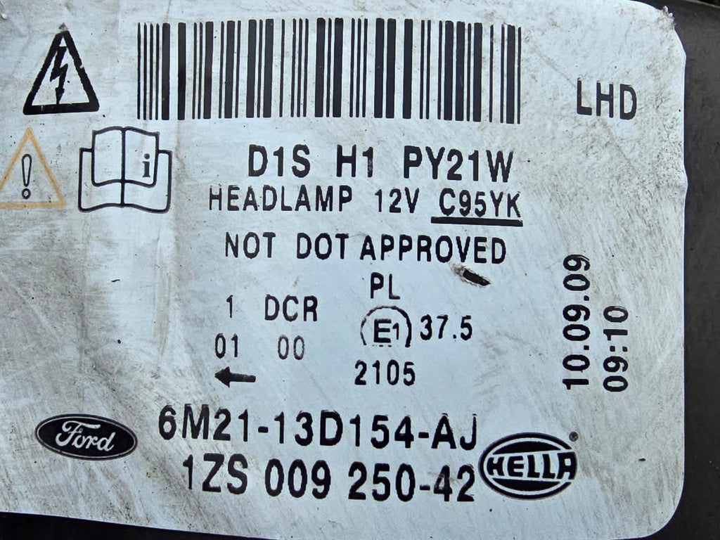 Frontscheinwerfer Ford S-Max 6M21-13D154-AJ 6M21-13D155-AJ Xenon Ein Satz SCH9798008230za