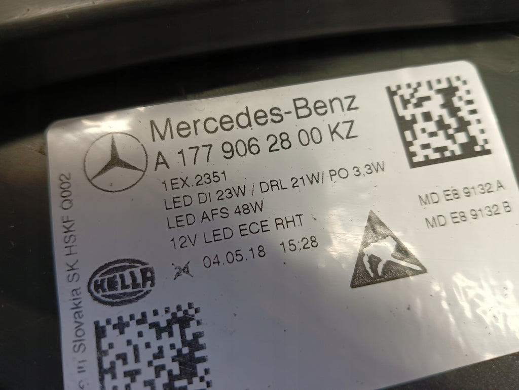 Frontscheinwerfer Mercedes-Benz 1779062800 LED Rechts Scheinwerfer Headlight