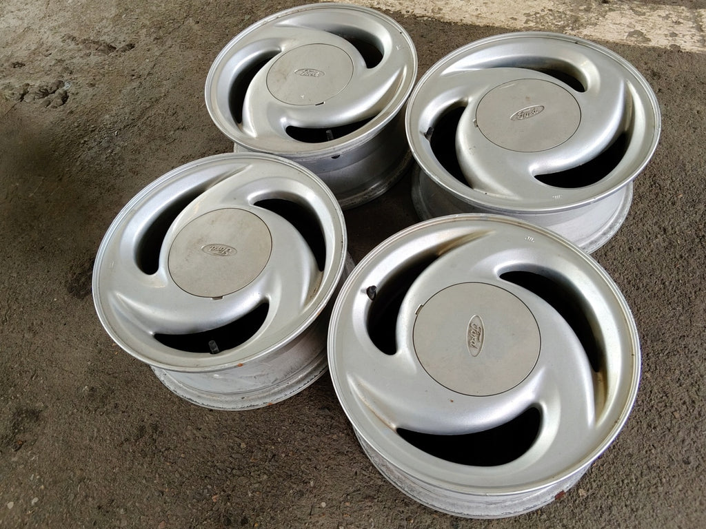 4x Alufelge 15 Zoll 6.0" 5x114.3 40ET Glanz Silber 250095 Ford I Rim Wheel FEL8594214275ya