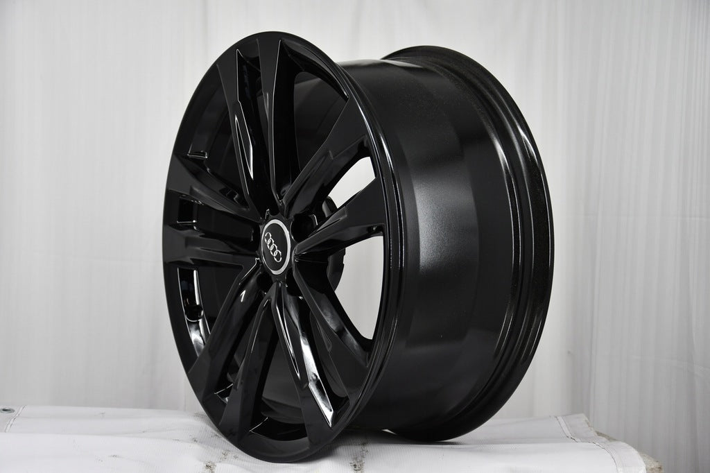 1x Alufelge 19 Zoll 8.5" 5x112 45ET Glanz Schwarz 4G0601025 Audi Rim Wheel FEL3249290594hk