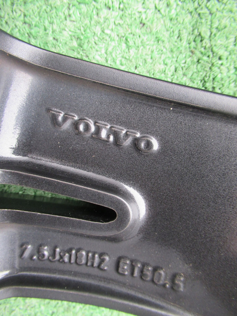 1x Alufelge 18 Zoll 7.5" 5x108 50,5ET Glanz Schwarz 31445812 Volvo Xc60 Xc40