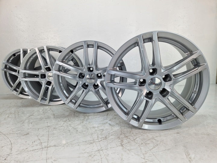 4x Alufelge 17 Zoll 7.0" 5x112 40ET Glanz Silber KBA51743 Rim Wheel FEL6818213584it