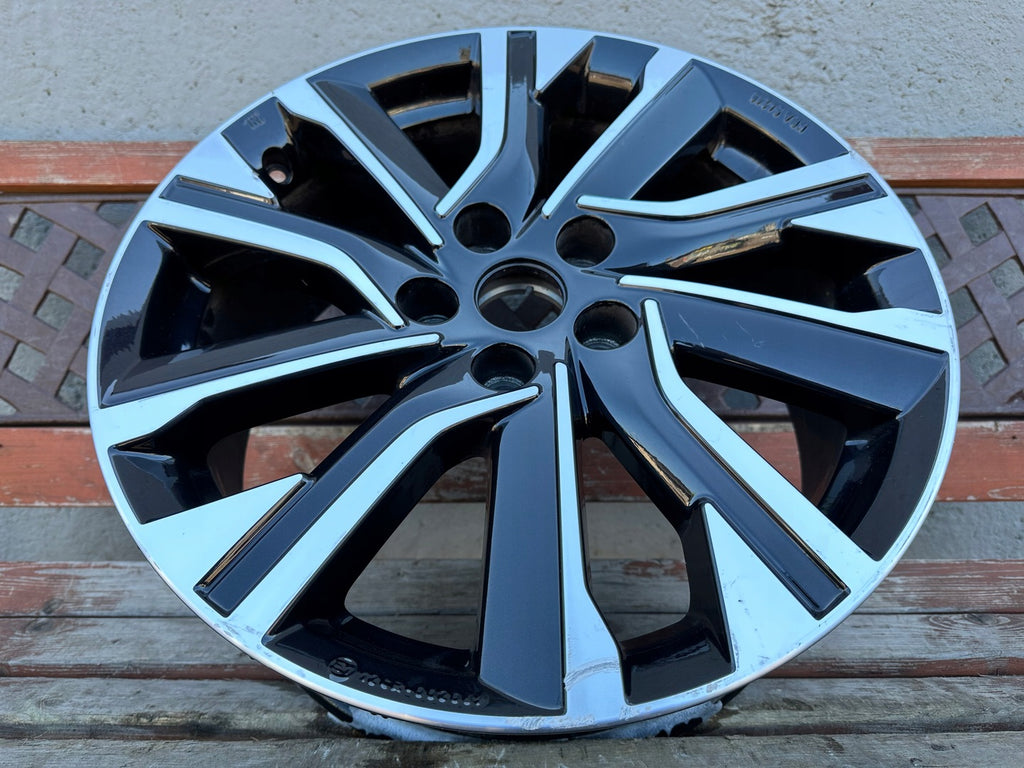 1x Alufelge 18 Zoll 7.5" 5x114.3 45ET Glanz Schwarz KS4R-V3-810 Mazda Cx60