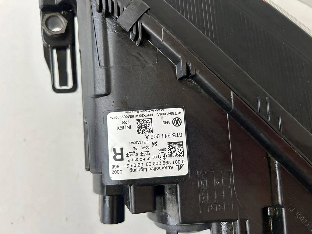 Frontscheinwerfer VW Touran PTB941006 Rechts Scheinwerfer Headlight