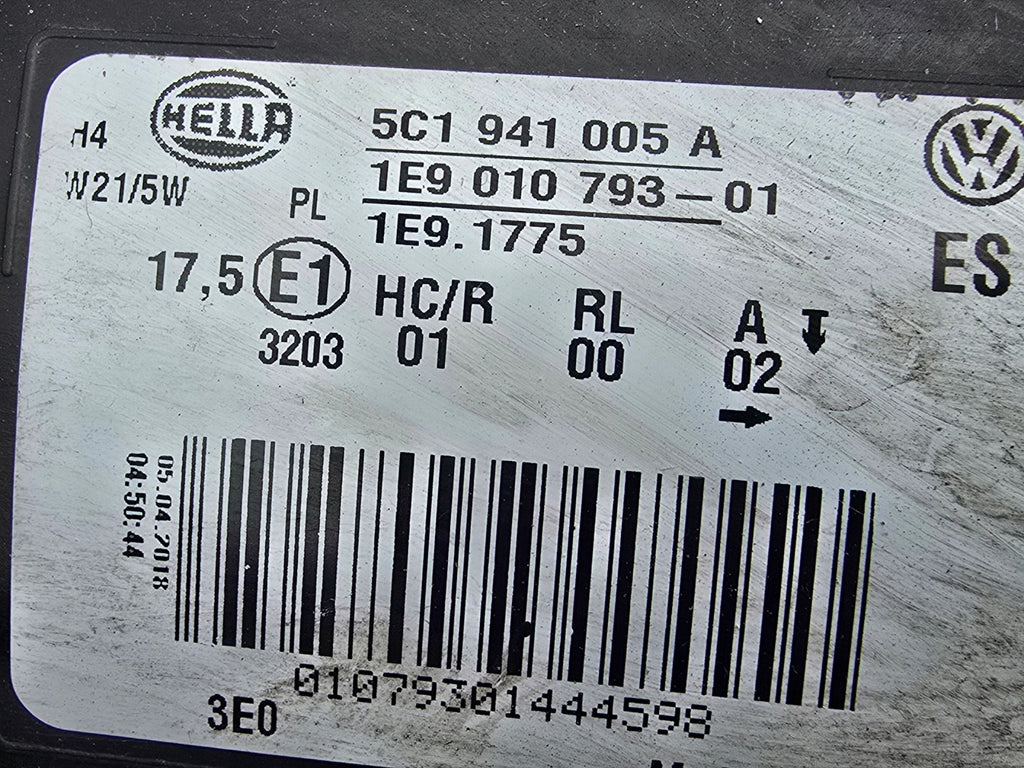 Frontscheinwerfer VW Beetle 5c1 New 5C1941005A Ein Satz Scheinwerfer Headlight SCH7251463662th