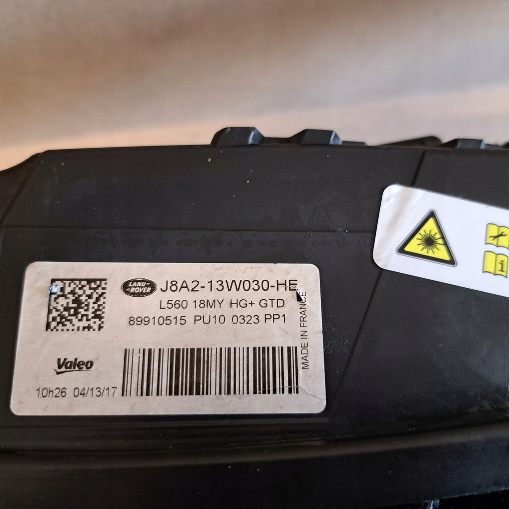 Frontscheinwerfer Land Rover Range Velar L560 J8A213W030HE Laser Links Headlight SCH5126343627xf