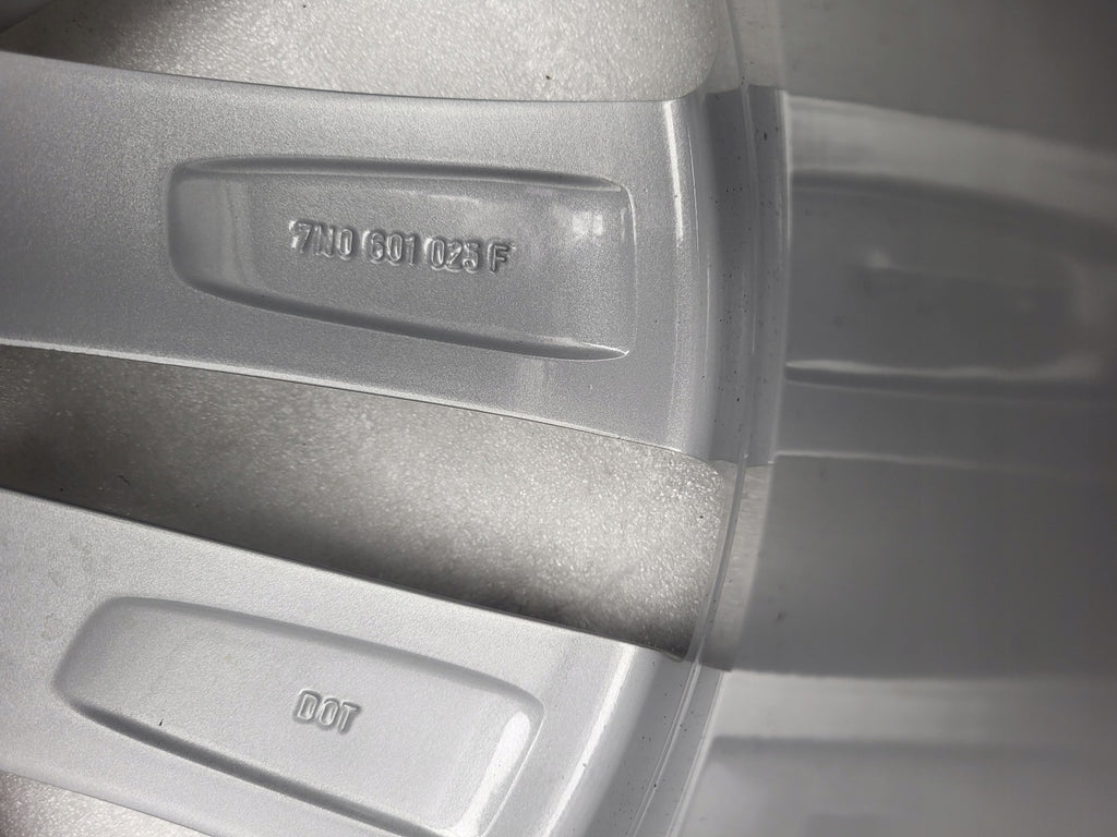 1x Alufelge 18 Zoll 7.5" 5x112 35ET Glanz Silber 7N0601025F Seat Alhambra Sharan FEL6382165875bo