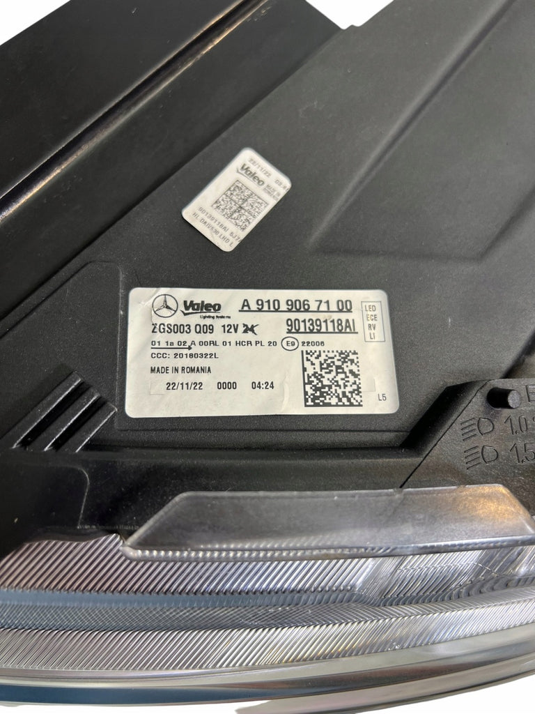 Frontscheinwerfer Mercedes-Benz Sprinter A9109067100 90139118AL Full LED Links