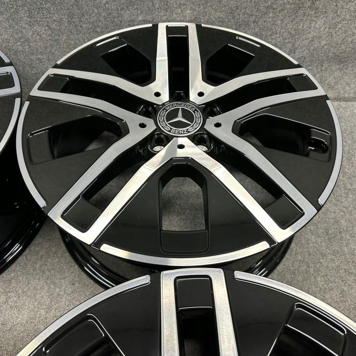 4x Alufelge 18 Zoll 7.5" 5x112 53ET Glanz Schwarz A2474012700 Mercedes-Benz Gla FEL2683057306tj