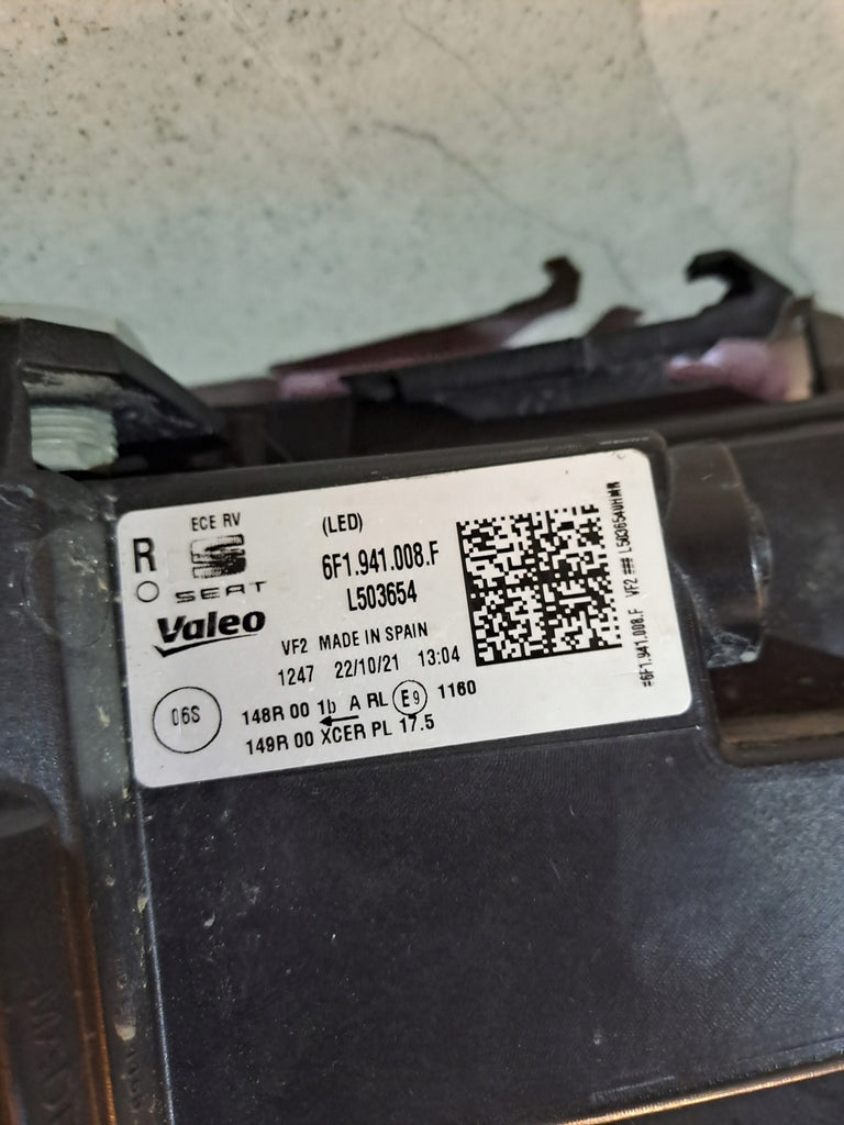 Frontscheinwerfer Seat Ibiza 6F1941008F LED Rechts Scheinwerfer Headlight