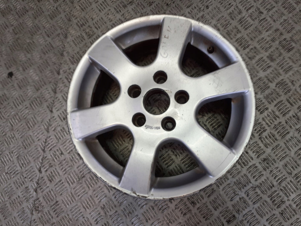 1x Alufelge 15 Zoll 6.5" 5x100 VW Golf V I Rim Wheel FEL1472241304yq