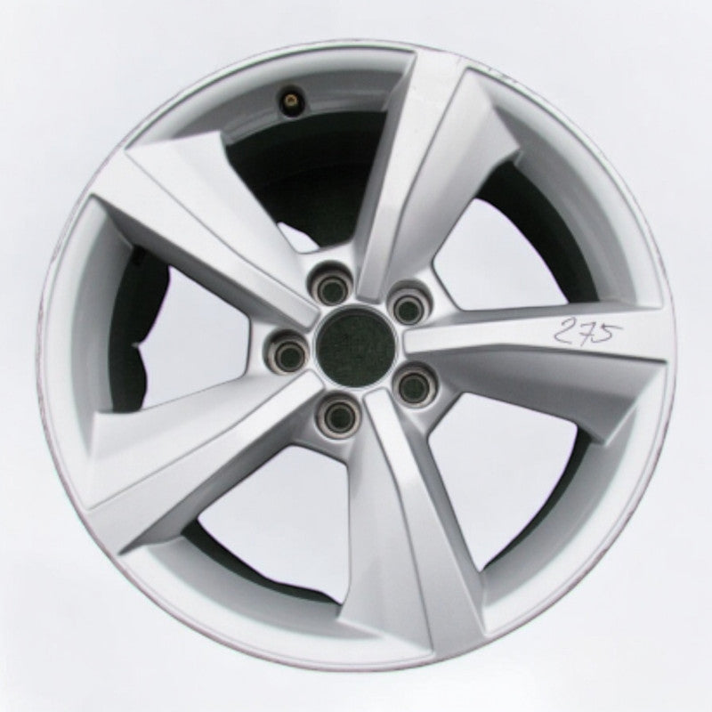 1x Alufelge 17 Zoll 6.0" 5x100 34ET Glanz Silber 8XA601025 Audi A1 8xa Rim Wheel