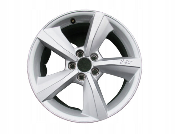 1x Alufelge 17 Zoll 6.0" 5x100 34ET Glanz Silber 8XA601025 Audi A1 8xa Rim Wheel