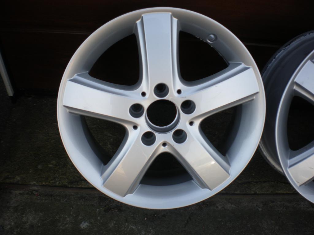 1x Alufelge 16 Zoll 6.0" 5x112 Mercedes-Benz Rim Wheel