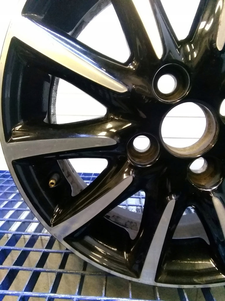 1x Alufelge 15 Zoll 4.5" 4x100 35ET Glanz Schwarz PW457-0H003 Toyota Aygo