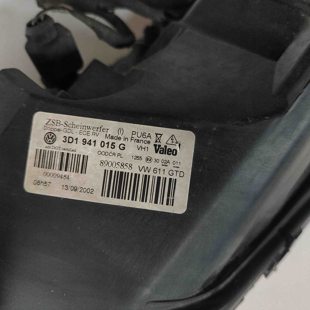 Frontscheinwerfer VW Phaeton 3D1941015G Links Scheinwerfer Headlight SCH3471804565gx