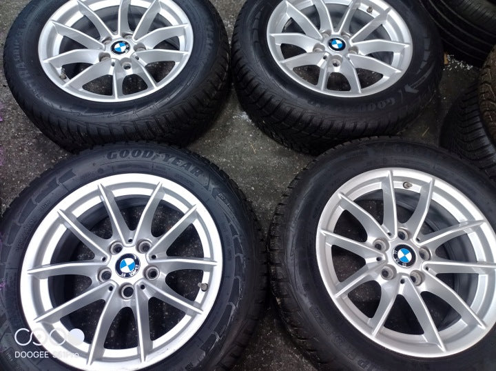 4x Alufelge 16 Zoll 6.5" 5x112 Silber BMW 4 Rim Wheel FEL2909341817yq