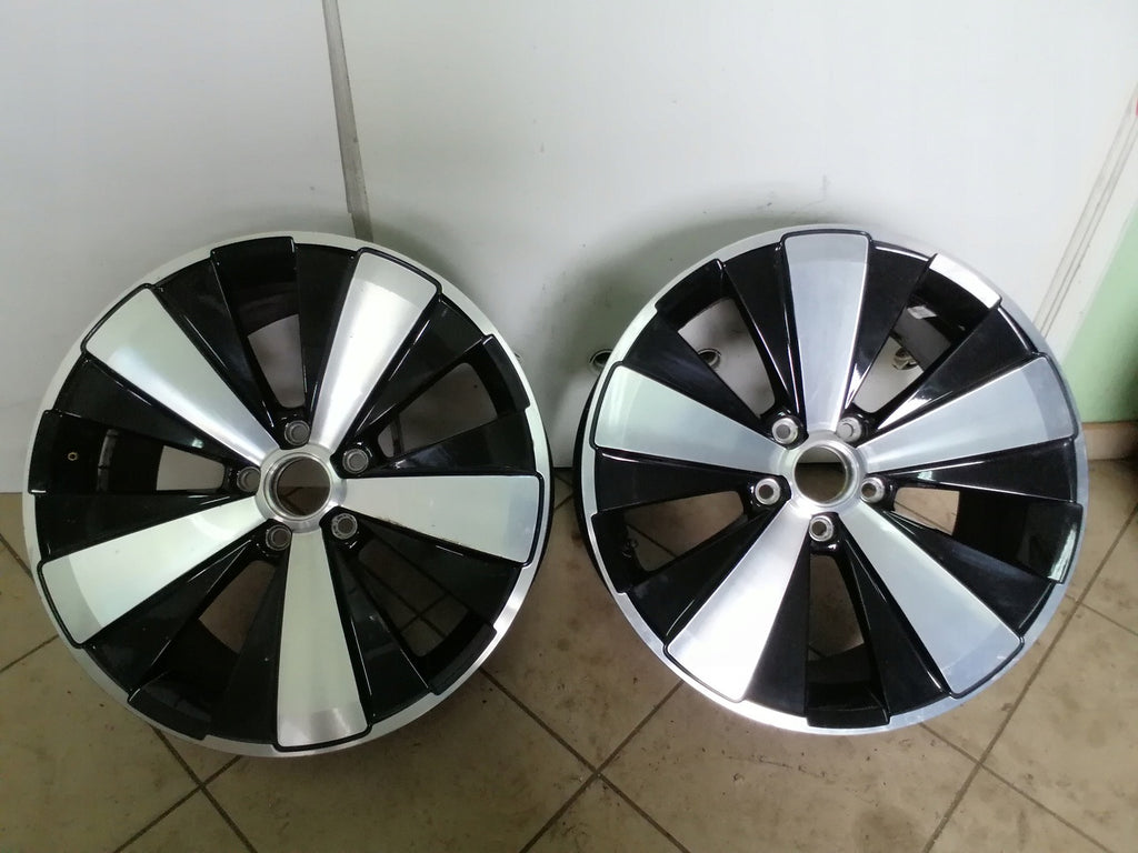 1x Alufelge 18 Zoll 8.0" 5x112 48ET Schwarz 5CC0601025AK VW Beetle Rim Wheel